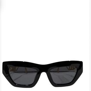 Versace Black Cat-Eye Sunglasses